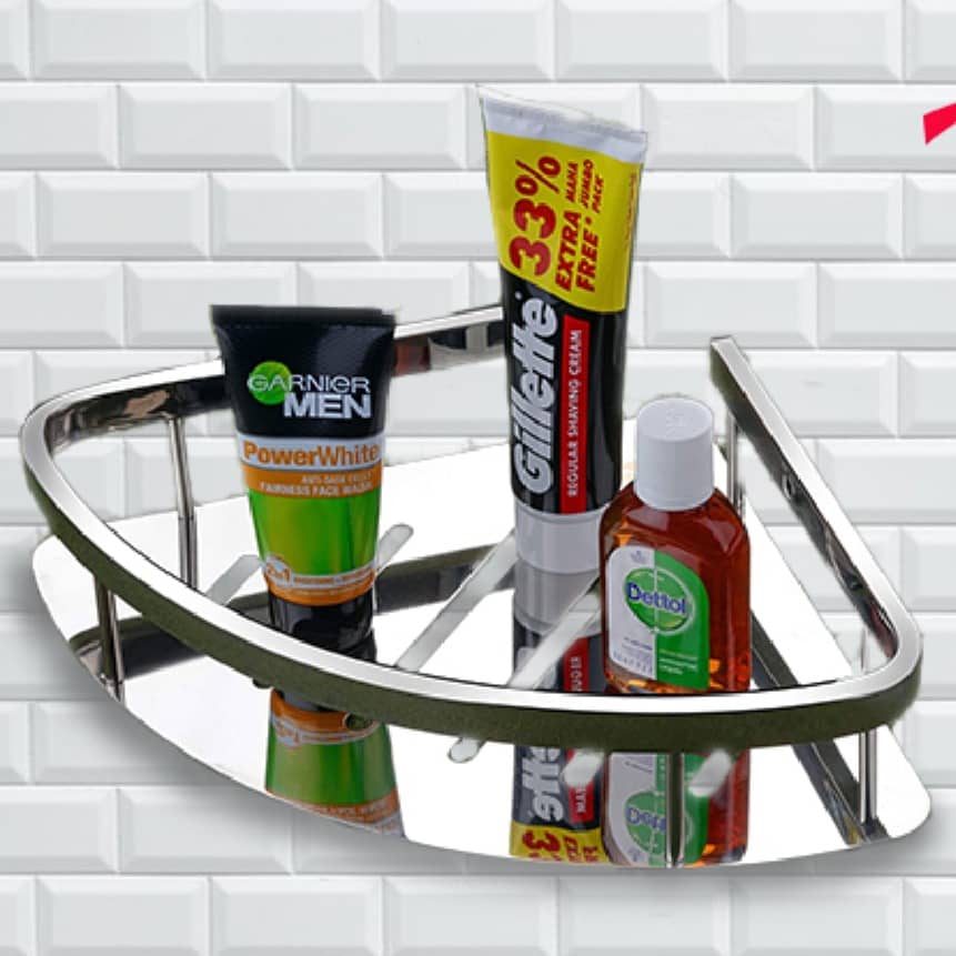 Stainless Steel Bathroom Shelf