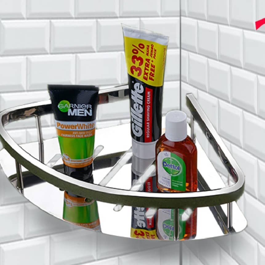 Stainless Steel Bathroom Shelf