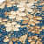 Royal Blue Carpet Floral Print - left_view