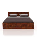 Aberdeen Wooden King Size Storable Bed - front_view