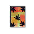 Leaves Illustration Wall art Wall Poster - photo