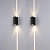 10W (Rectangular Cube) Updown Wall Light - front_view