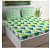 Cotton Geometric Print Mix N Match Bed-sheet for Double Bed (Multicolor) - front_view