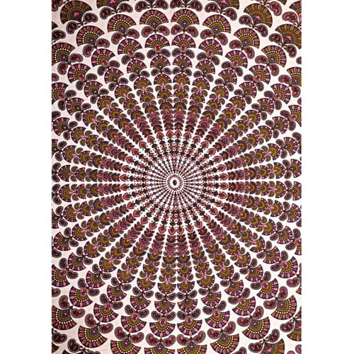 Jaipuri Printed Double Bed-sheet with 2 pillow covers