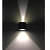6W (2 Diff Beam) Square Updown Wall Light - photo