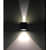 6W (2 Diff Beam) Square Updown Wall Light - front_view