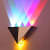 5W Triangular (Multi Color) Updown Wall Light - top_view