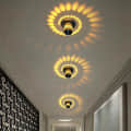 3W Spiral (Warm White) Decorative Wall Light - photo