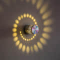 3W Spiral (Warm White) Decorative Wall Light - top_view