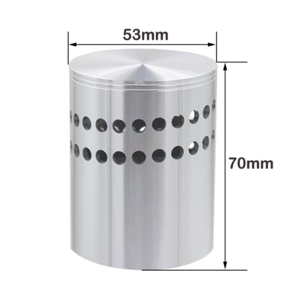 3W Spiral (Warm White) Decorative Wall Light - right_view