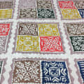 Cotton block print bed-sheet - rear_view
