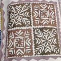 Cotton block print bed-sheet - left_view