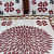 Cotton Bed Sheet Geometric and Floral Print - front_view