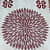 Cotton Bed Sheet Geometric and Floral Print - top_view