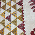 Cotton Bed Sheet Geometric and Floral Print - right_view