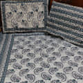 King Keri Print Cotton Double Bed-sheet - photo