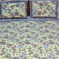 Cotton Bed Sheet Floral Print - front_view
