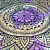 Cotton Mandala Print Bed Sheet - top_view
