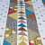 Cotton Bed Sheet (Geometric print) - rear_view