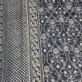 Cotton Printed Bed Sheet (blue) - top_view