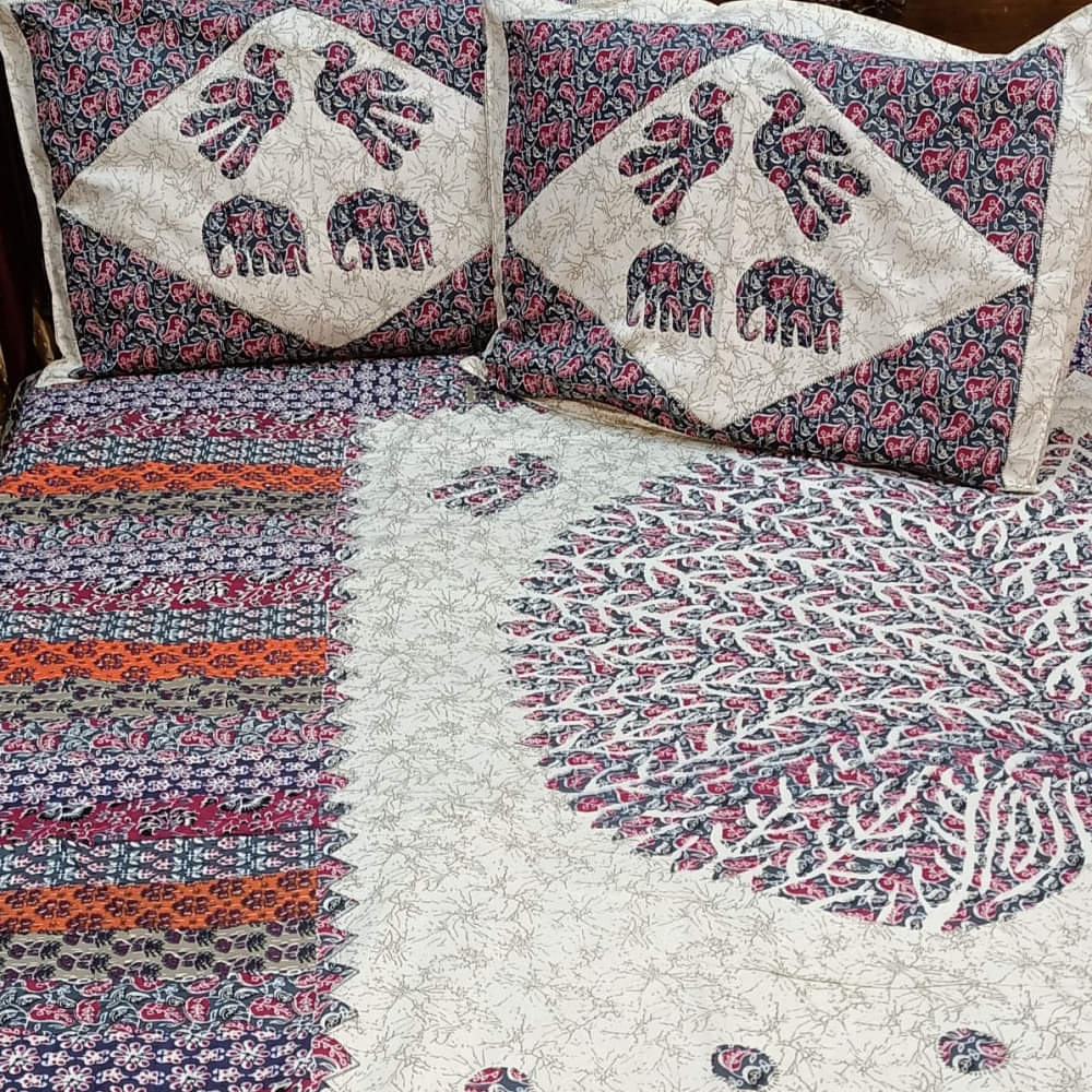 Beautiful Cotton Printed Bed Sheet - photo