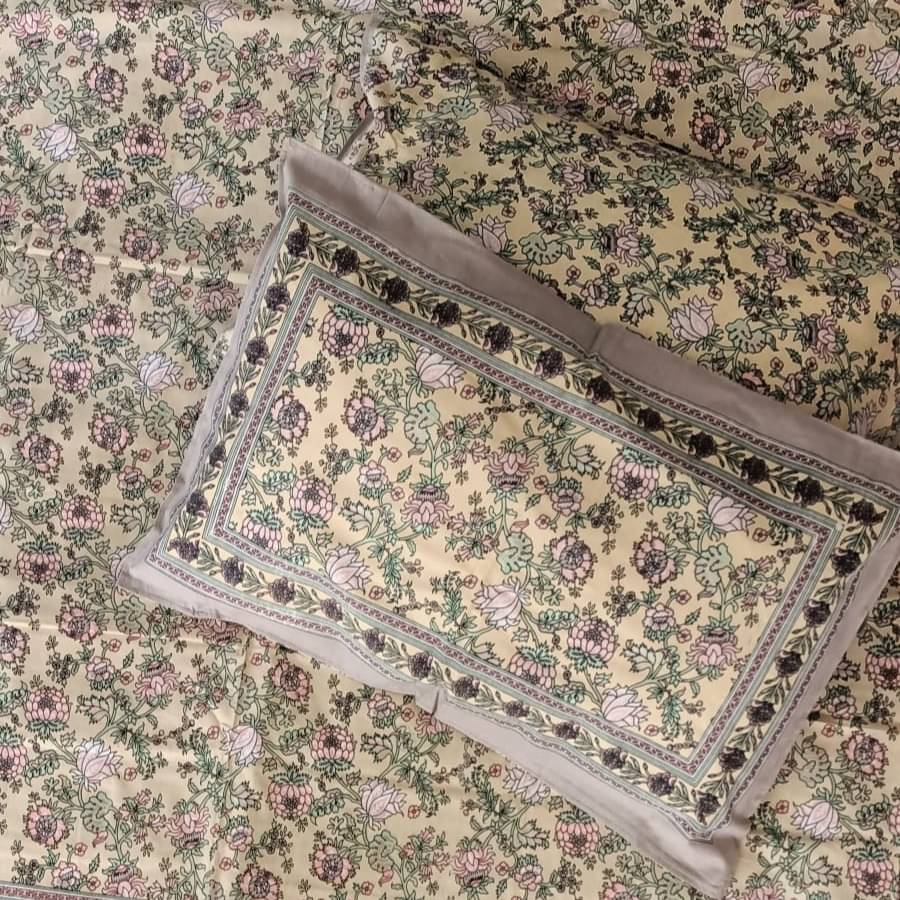 Cotton Bed Sheet (Off White)