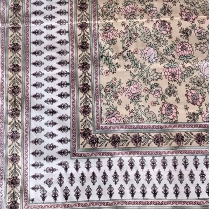 Cotton Bed Sheet (Off White)