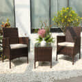 Outdoor Wicker Chair & Table set (2+1) - photo