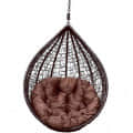Outdoor Swing Chair (Brown) - front_view