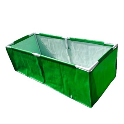 Green Rectangular Terrace Gardening HDPE Grow Bags