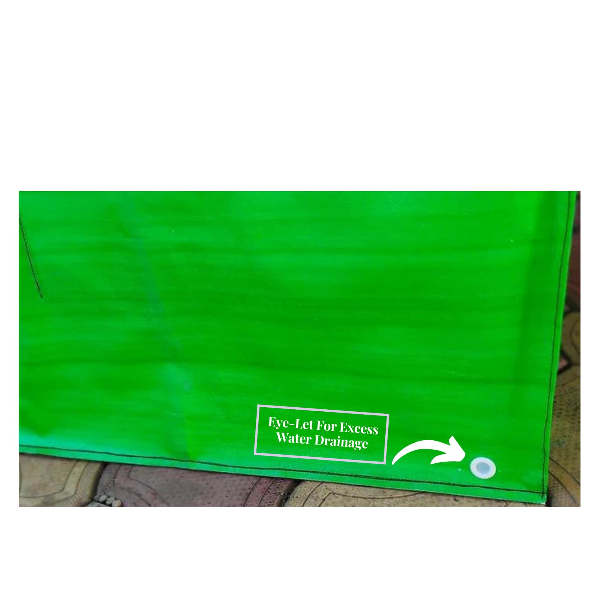 Terrace Gardening HDPE Rectangular Plastic Grow Bags - bottom_view