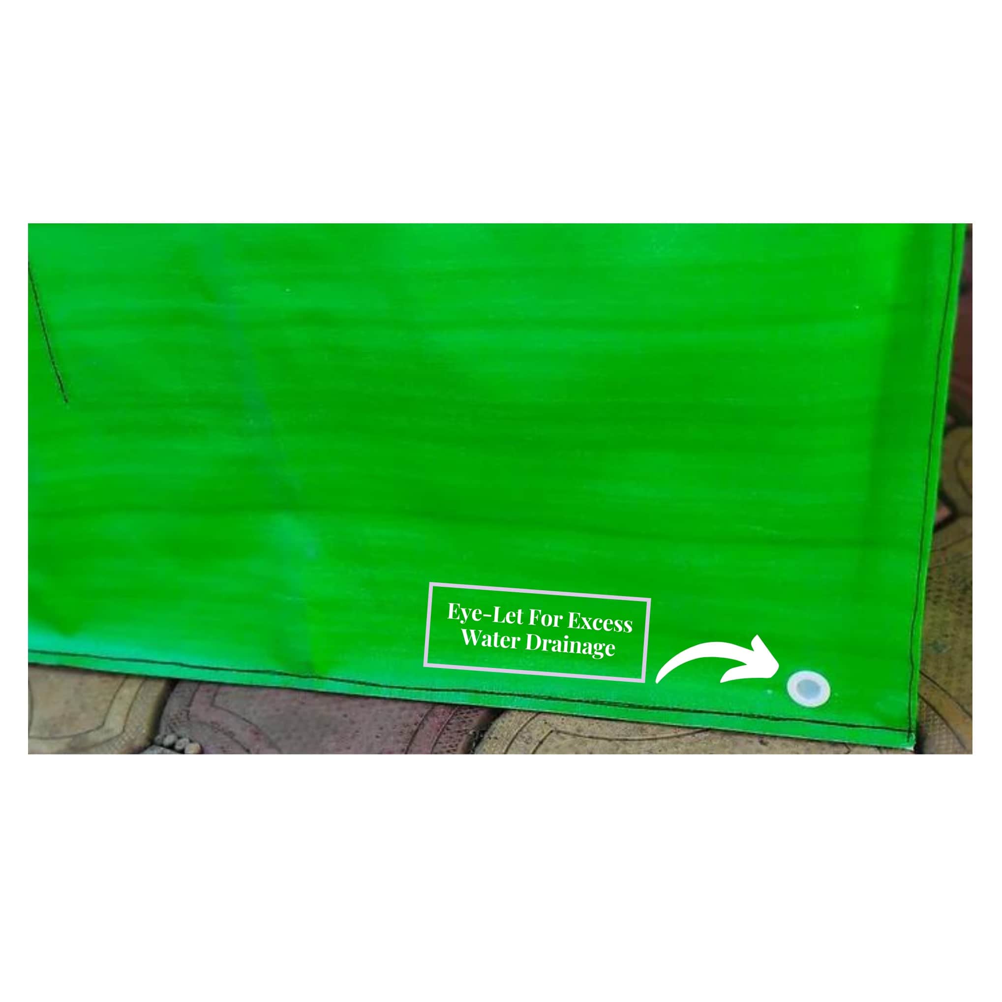 Terrace Gardening Rectangular Grow Bags for Vegetable and Plants 5 X 2 X 1 feet - bottom_view