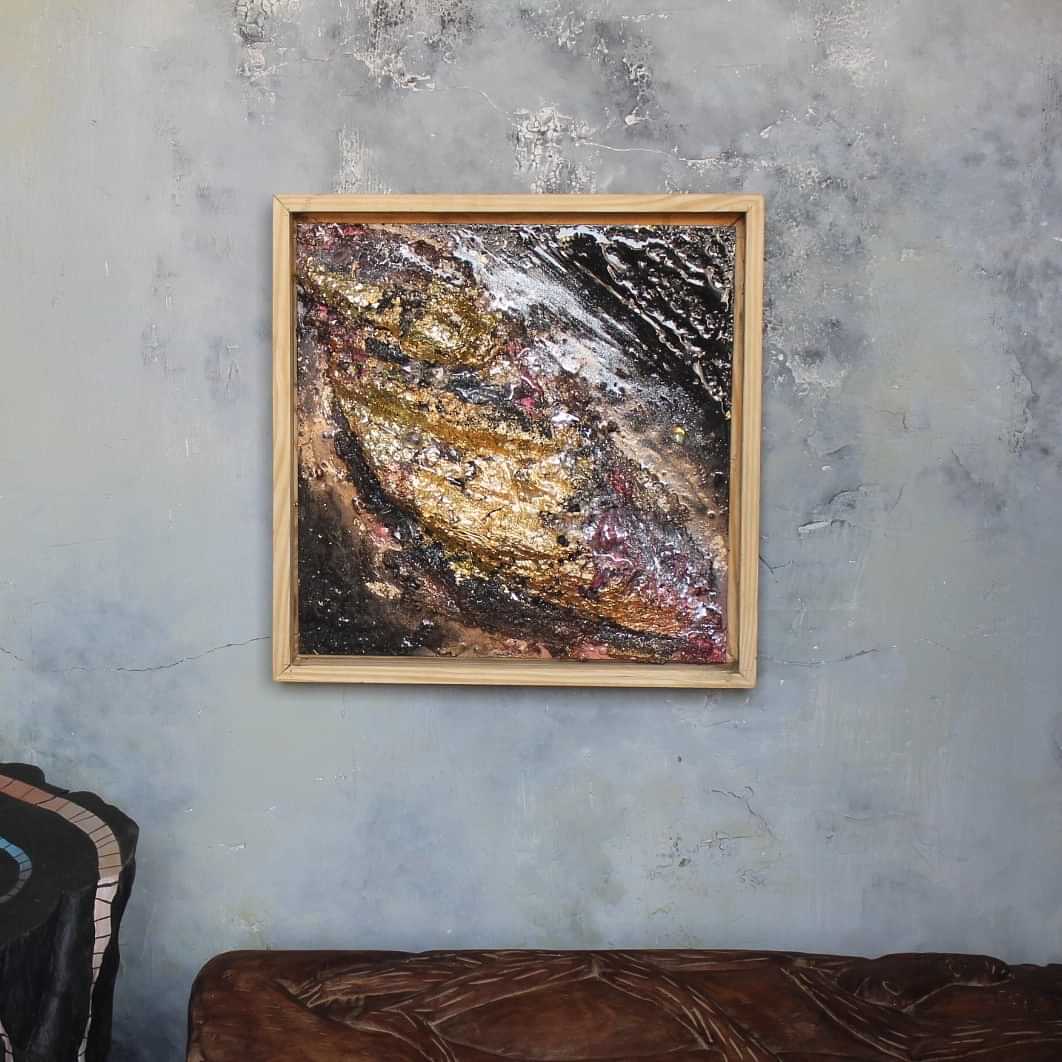 Stylish Mix Media Wall Art - photo