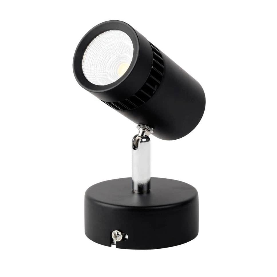 LED 3-Watt COB Wall Spot/Focus (White) - rear_view