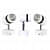 LED 3-Watt COB Wall Spot Light (White) - left_view