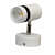 LED 6-Watt COB Wall Spot Light with White Metalic Body - rear_view