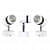 LED 6-Watt COB Wall Spot/Focus (White) - left_view