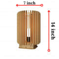 Modern design wood lamp table yplamp 24 - left_view