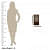 Leaf Pattern design wood lamp table yplamp 25 - right_view