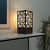 Flower Pattern design wood lamp table yplamp 27 - left_view