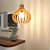 Modern wood pendant lamp yplamp 30 - front_view
