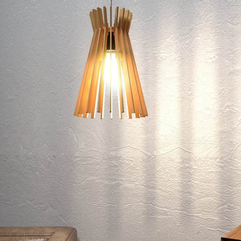Modern wood pendant lamp yplamp 32 - front_view