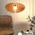 Wood pendant lamp yplamp 33 - front_view