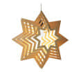 Star Shape Wood pendant lamp yplamp 39 - front_view