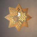 Star Shape Wood pendant lamp yplamp 39 - left_view