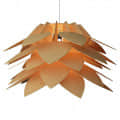 lotus Shape Wood pendant lamp yplamp 40 - front_view