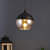 Black Glass Wall Sconces Lights- M-52-H/L - Without Bulb - photo