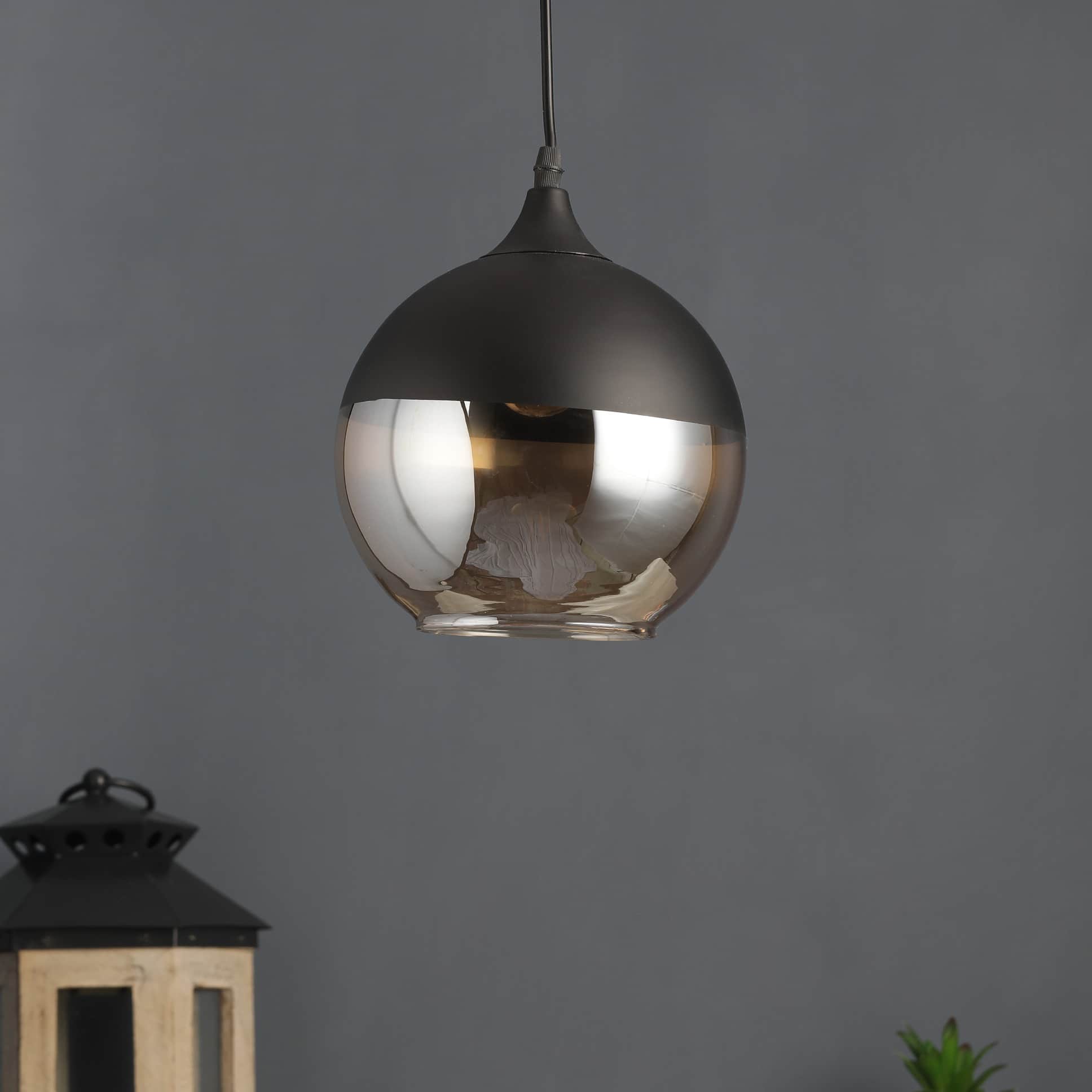 Black Glass Wall Sconces Lights- M-52-H/L - Without Bulb - top_view