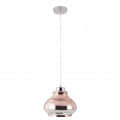 Copper Glass Single Hanging Lights- M-90-HL - Without Bulb - left_view