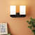 Silver Glass Wall Sconces Lights- 1775-2W - Without Bulb - front_view